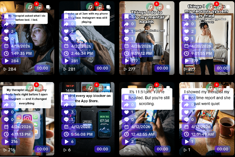 ReApp content grid